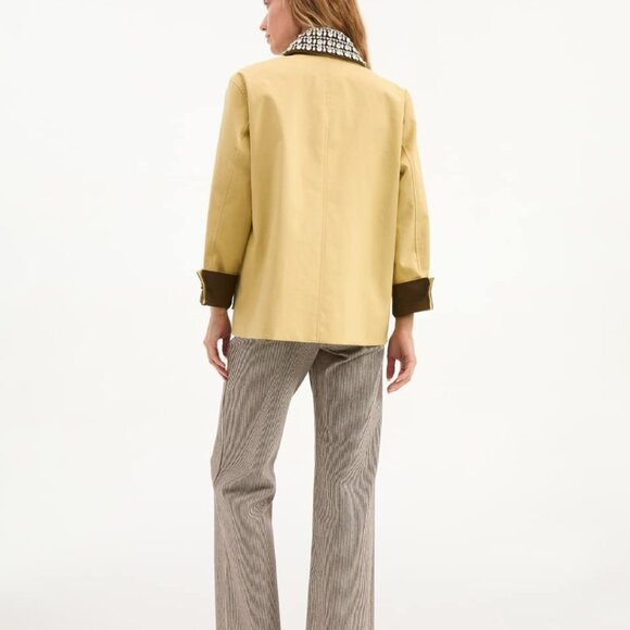 VERONICA BEARD Arlen Dickey crystal-embellished coated-cotton coat - Picture 3 of 12